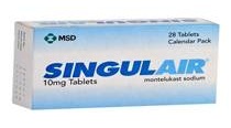 Singulair (Montelukast Sodium) 4 mg, 5 mg, 10 mg