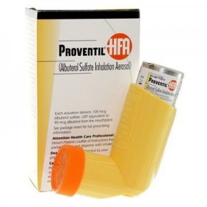 Proventil Inhaler (Albuterol Inhalation) 100 mcg